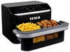 TESLA AirCook FlexiZone Q570 XXL - Multifunkční duální digitální horkovzdušná fritéza