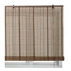 Tmavě hnědá bambusová roleta 90x180 cm