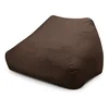 Tmavě hnědý manšestrový sedací vak Sofa Snug