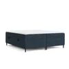 Tmavě modrá boxspring postel s úložným prostorem 200x200 cm Araya