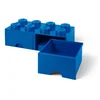 Tmavě modrý LEGO® úložný box se dvěma šuplíky
