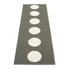 Tmavě šedý vnitřní a venkovní koberec Vera 70x225 cm
