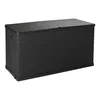 Tmavě šedý zahradní úložný box Rattan