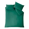 Tmavě zelené mikrovláknové povlečení 200x200 cm