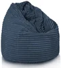 Tmavomodrý Velvet Mega Sedací Vak Primabag