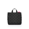 Toaletní taštička Reisenthel Toiletbag Glossy Dots – černá