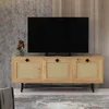 TV stolek Almond 140 cm dub/černá