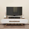 TV stolek CLOUD – ořech a bílá