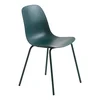 Tyrkysová plastová jídelní židle Whitby