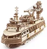 Ugears 3D mechanické puzzle Oceánografická loď Research Vessel