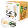 Úsporná LED G45 žárovka s teplým bílým světlem - E27, 6W, 510 lm