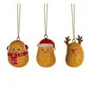 Vánoční ozdoby s motivem Happy Potatoes, sada 3 kusů