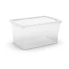 Velký plastový úložný box s víkem 58,5x39x30 cm