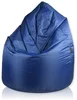 Velký Sedací Vak Nylon Sako Tmavě Modrý