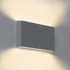 Venkovní LED nástěnné svítidlo šedé 17,5cm IP65