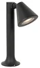 Venkovní sloupková lampa Ciara černá 30 cm IP44 s nastavitelným světlem