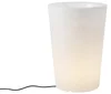 Venkovní stojací lampa s květináčem Verano, bílá, 60 cm