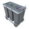 Vestavný třídící odpadkový koš Ecofil 8+8+8 l