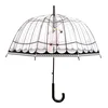 Větruodolný průhledný deštník Esschert Design 81 cm