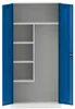 Víceúčelová kovová skříň s 4 policemi 1950x800x400 mm