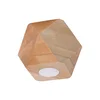 Vige - Přírodní stropní svítidlo 12x12 cm