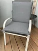 Vingo Podsedák na zahradní křeslo 50x95 cm šedý