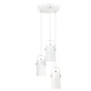 Visící lampa DEVAN, bílá, kov
