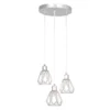Visící lampa OKIRA Typ 1 – stříbrná kovová