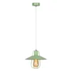 Visící lampa TINAN – zelená/kov