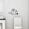 Vtipná kočičí samolepka Ambiance