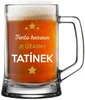 Vtipná pivní sklenice pro tatínky 0,5 l