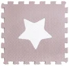VYLEN Minideckfloor s hvězdičkou – barevná kombinace hnědá a bílá
