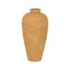 Vysoká keramická váza hořčicová 60 cm