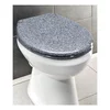Wenko Ottana WC sedátko v žulovém dekoru 45,2 x 37,6 cm