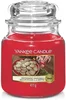 Yankee Candle Peppermint Pinwheels - Střední vonná svíčka ve skle