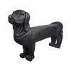Zahradní lavice Dachshund černá