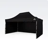 Zahradní pavilon 3x4,5 m s třemi stěnami černý