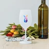 Zajíček bílá sklenice na víno 350 ml