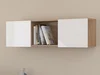 Závěsná skříňka DELIA 120 cm dub sonoma/bílý lesk