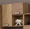 Závěsná skříňka KEATING – craft zlatý / craft tabák