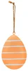 Závěsné kovové vajíčko PASTEL EGG - vícebarevné, oranžové