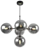 Závěsné LED osvětlení IMPERIA 5x40W, E14, černé