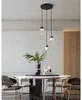 Závěsný stropní lustr CRYSTAL TRIO černý kov