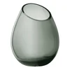 Zelená skleněná váza Blomus Raindrop 24 cm