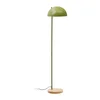 Zelená stojací lampa s kovovým stínidlem 150 cm Catlar
