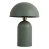 Zelená stolní lampa Boaz s kovovým stínidlem