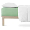 Zelené jersey napínací prostěradlo 200x220 cm