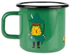 Zelený smaltovaný hrnek Snufkin 0,37l