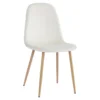 Židle Dulux Velvet béžová – látka/buk, LEGA NEW