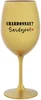 Zlatá sklenice na víno Chardonnay 350 ml